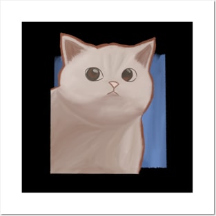 Moody Cat Posters and Art